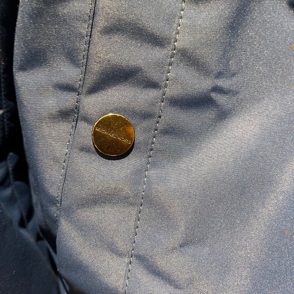 Michael Michael Kors Blue Zip Front Jacket Women’s Small - Picture 11 of 15